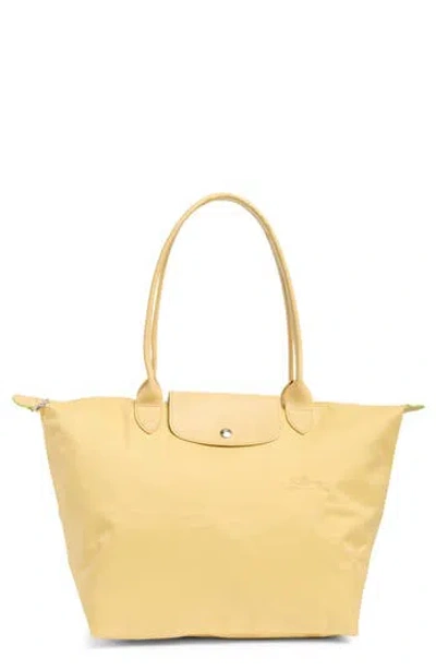 Longchamp Large Le Pliage Green Recycled Canvas Tote