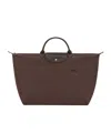 Longchamp Medium Le Pliage Tote Bag In Brown
