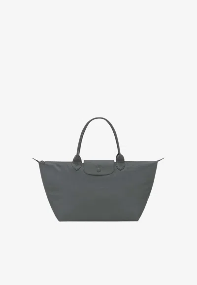 Longchamp Large Le Pliage One Tote Bag In Gray
