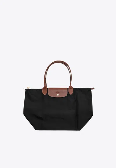 Longchamp Large Le Pliage Original Tote Bag In Black