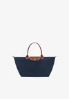 Longchamp Large Le Pliage Original Tote Bag In Blue