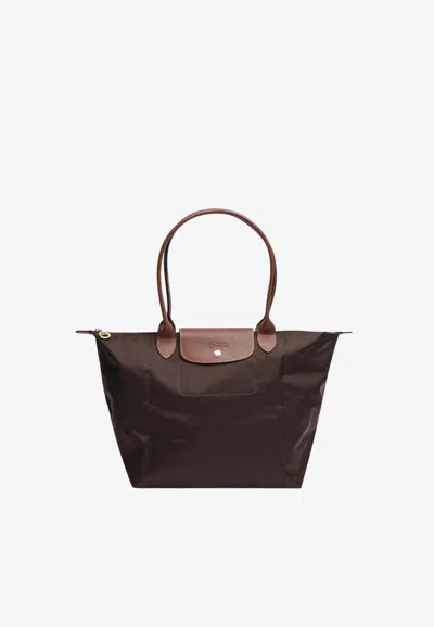 Longchamp Large Le Pliage Original Tote Bag In Brown
