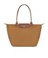 Longchamp Large Le Pliage Original Tote Bag In Brown