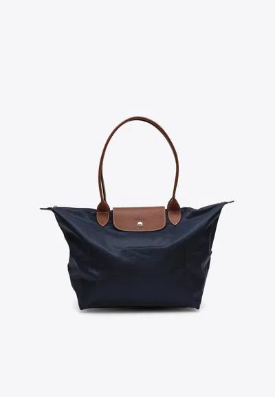 Longchamp Large Le Pliage Original Tote Bag In Navy