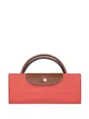 Longchamp 라지 르 플리아쥬 오리지널 토트 백 In Red