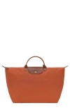 Longchamp Large Le Pliage Original Travel Bag In Brown