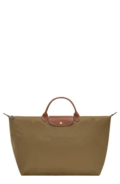 Longchamp Large Le Pliage Original Travel Bag In Green