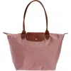 Longchamp Large Le Pliage Recycled Nylon Tote In Antique Pink