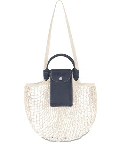 Longchamp Large Le Pliage Shoulder Bag In Blue