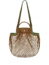 Longchamp Large Le Pliage Shoulder Bag In Brown