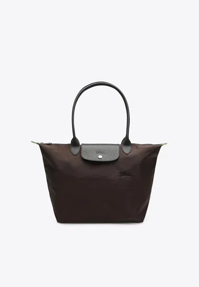 Longchamp Large Le Pliage Tote Bag In Brown