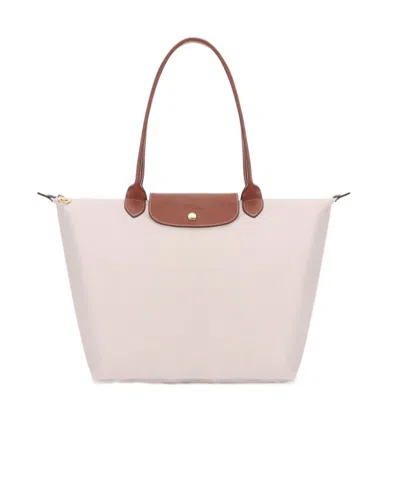 Longchamp Large Le Pliage Tote Bag In Nude