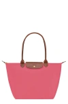 Longchamp Large Le Pliage Tote In Grenadine