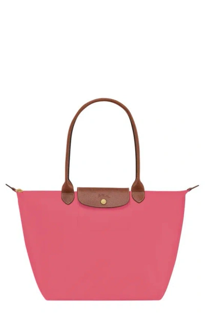 Longchamp Large Le Pliage Tote In Grenadine