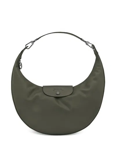 Longchamp Large Le Pliage Xtra Flap Shoulder Bag In Green