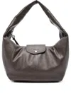 Longchamp Large Le Pliage Xtra Leather Shoulder Bag In Brown