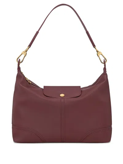 Longchamp Large Le Pliage Xtra Shoulder Bag In Burgundy