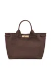 Longchamp Large Le Roseau Tote Bag In Brown