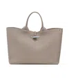 Longchamp Handbag L Le Roseau In Nude