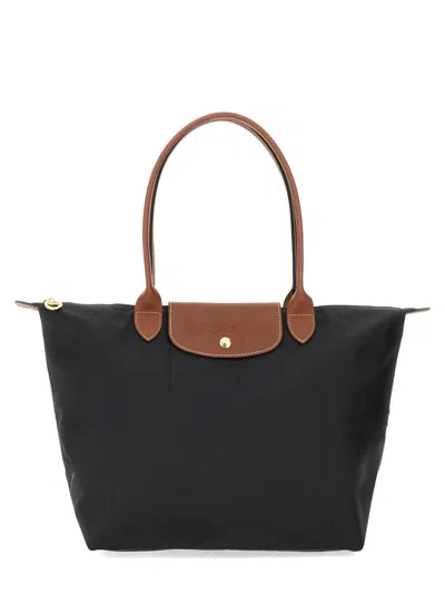 Longchamp Large Stylish Handbag For Women In Black