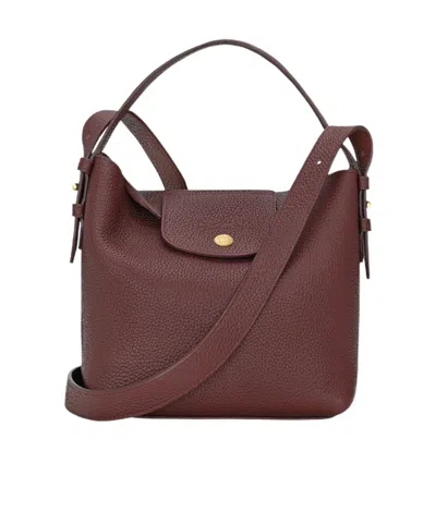 Longchamp Le Cadence S Bucket Bag In Burgundy