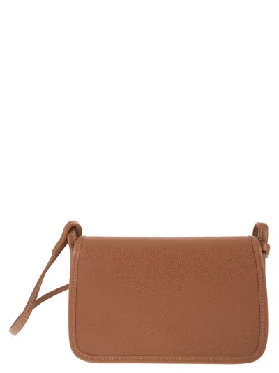 Longchamp Le Foulonne - Wallet On Chain In Brown