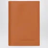 Longchamp Le Foulonné Amber-coloured Passport Case In Pink