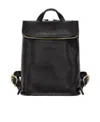 Longchamp Le Foulonne Backpack In Black