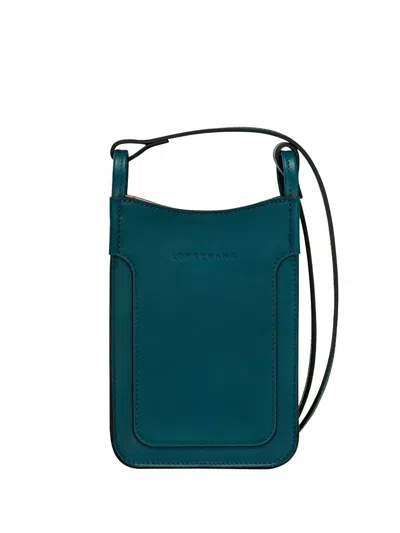 Longchamp `le Foulonné Box` Phone Case In Blue