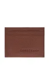 Longchamp Le Foulonné 卡夹 In Brown