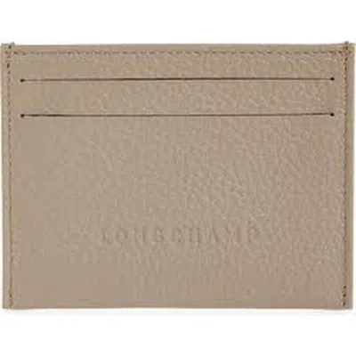 Longchamp Le Foulonne Cardholder In Brown