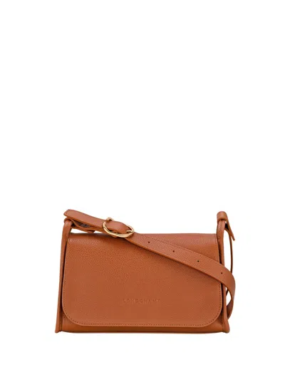 Longchamp `le Foulonné` Crossbody Bag In Brown