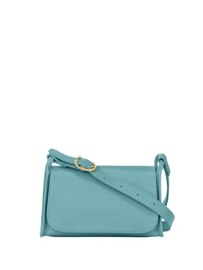 Longchamp `le Foulonné` Crossbody Bag In Green