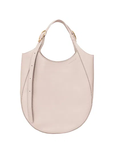 Longchamp `le Foulonné` Extra Large Hobo Bag In Beige