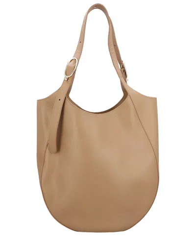 Longchamp Le Foulonné Extra Large Leather Tote In Brown