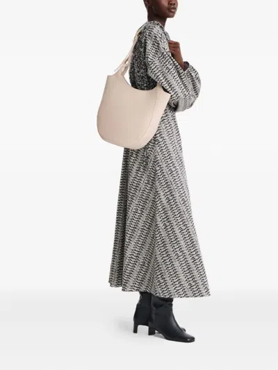 Longchamp Le Foulonné Hobo L Leather Shoulder Bag In Neutral