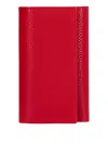 Longchamp Le Foulonne Key Case In Red