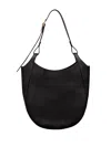 Longchamp `le Foulonné` Large Hobo Bag In Black