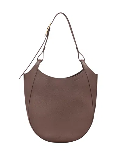 Longchamp `le Foulonné` Large Hobo Bag In Sand