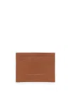 Longchamp Le Foulonné Leather Cardholder In Brown