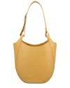 Longchamp Le Foulonne Leather Shoulder Bag In Brown