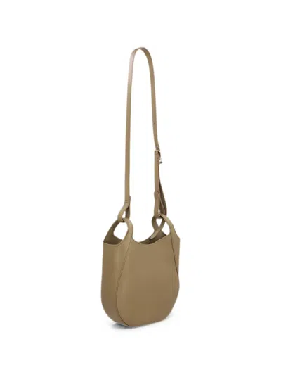 Longchamp Le Foulonné Leather Shoulder Bag In Brown