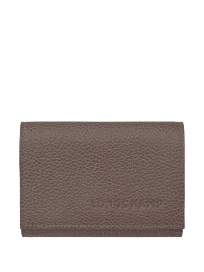 Longchamp Le Foulonné Leather Wallet