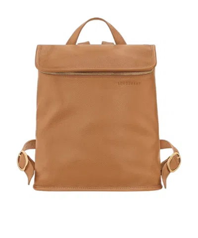Longchamp Le Foulonne M Backpack In Brown