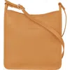 Longchamp Sac Bandoulière M Le Foulonné In Walnut
