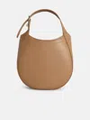Longchamp 'le Foulonné' S Biscuit Leather Bag In Brown