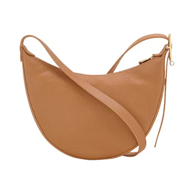 Pre-owned Longchamp Le Foulonné S Crossbody Bag 'pecan' | Tan | Women's Size Onesize