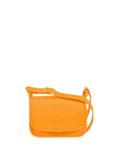 Longchamp `le Foulonné` Small Crossbody Bag In Yellow