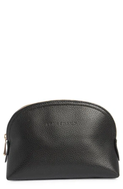 Longchamp Le Foulonné Small Dome Cosmetics Case In Black