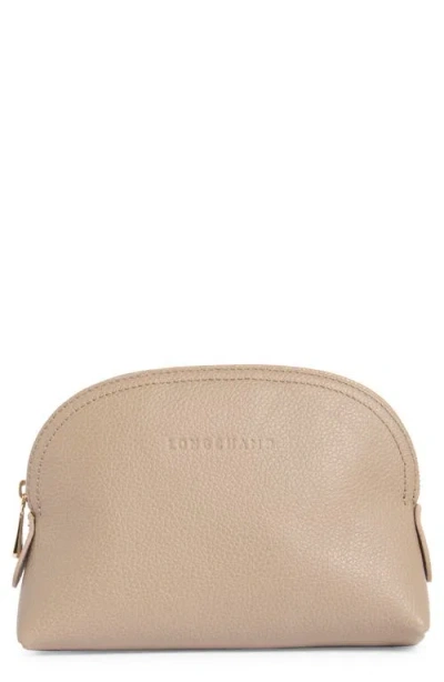 Longchamp Le Foulonné Small Dome Cosmetics Case In Turtle Dove